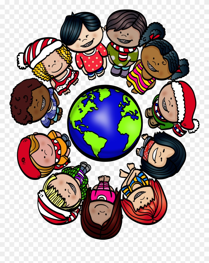 *✿**✿*navidad En El Mundo*✿**✿* - Children Round The World Clip Art - Png Download