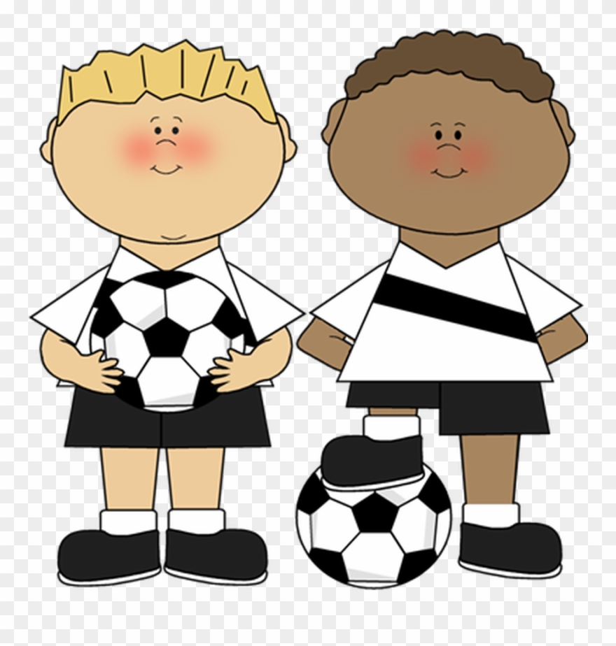 Denby Dale First Nursery School Boys - Boys Playing Soccer Clip Art - Png Download