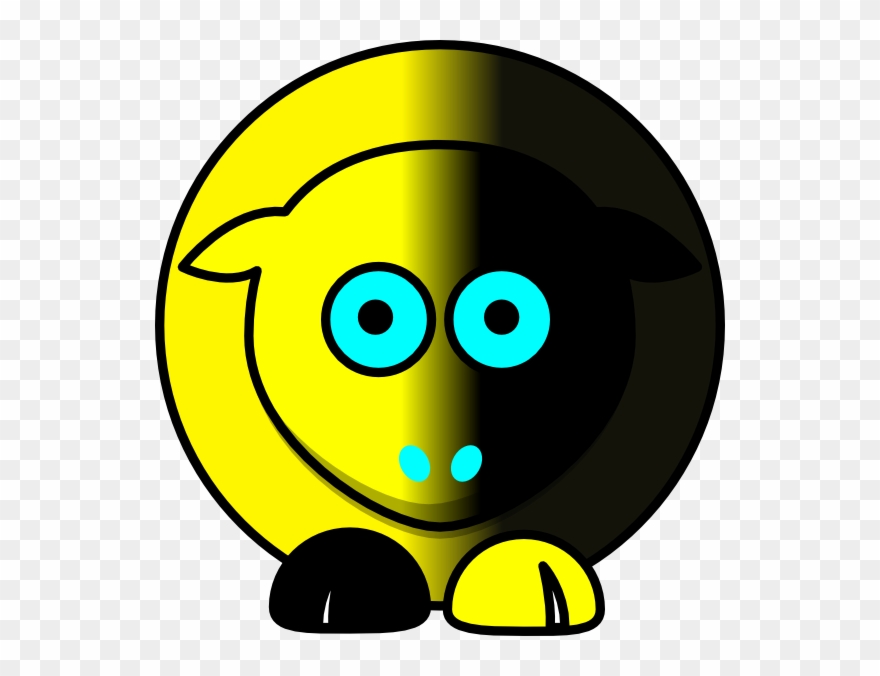 Yellow Sheep Clipart - Png Download