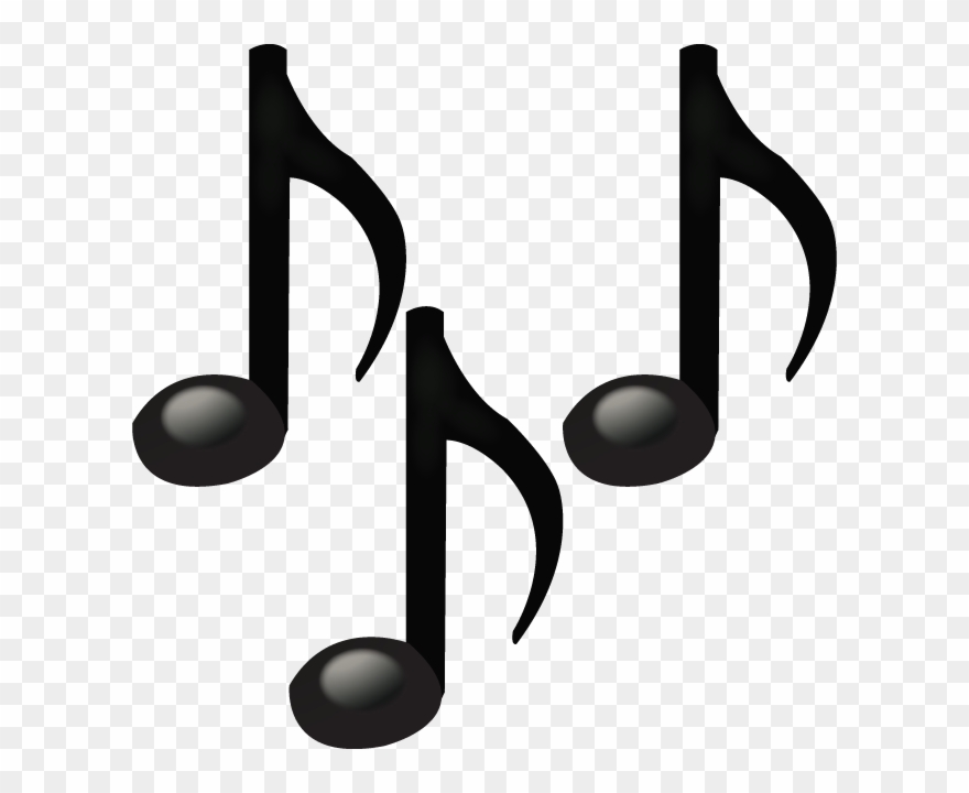 Download Download Musical Notes Emoji Emoji Island Black And Emoji