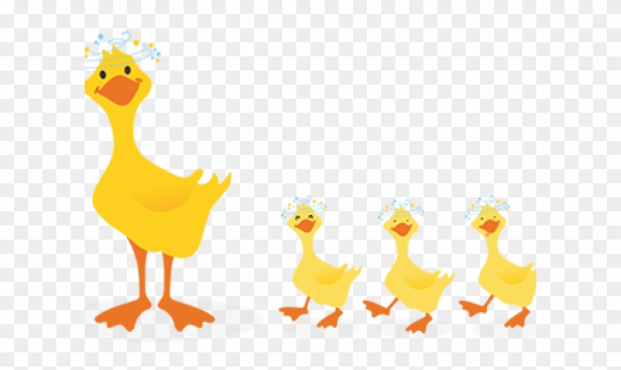 Duckling Clipart Family - Felt - Png Download