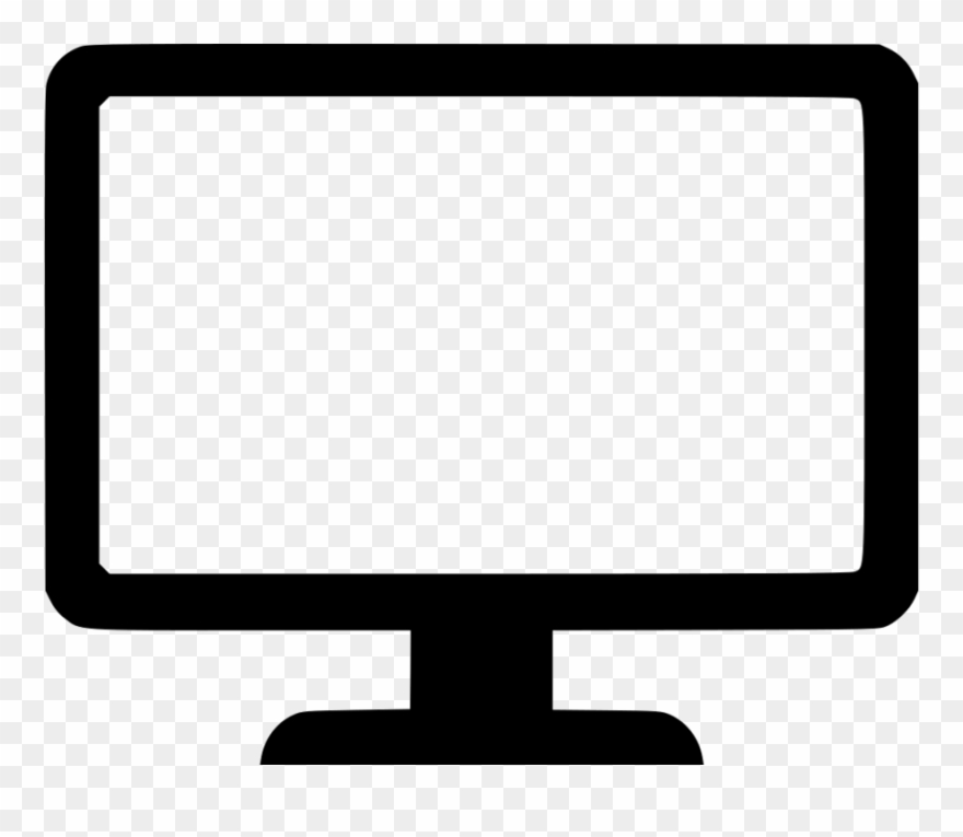 Download Clip Art Computer Parts Clipart Computer Monitors - Icon Tv Led Png Transparent Png