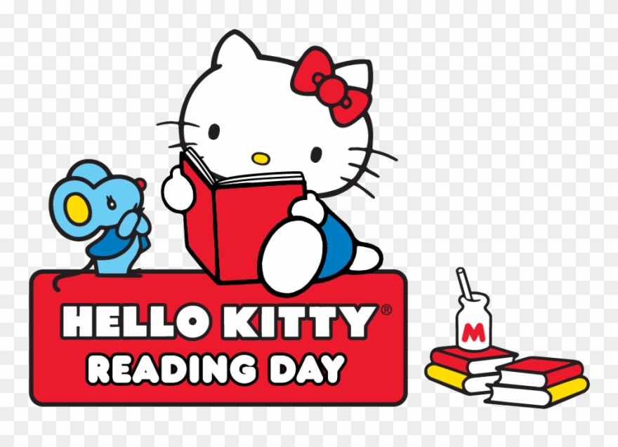 Promotions Hello Kitty Reading At Sanrio - Hello Kitty Reading Day 2014 Clipart