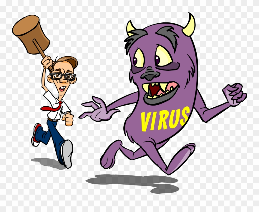 Services Archive South Wairarapa Computers Virus Removal - Virus On Computer Cartoon Clipart
