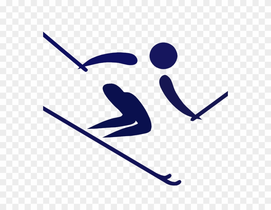 Alpine Skiing Clipart