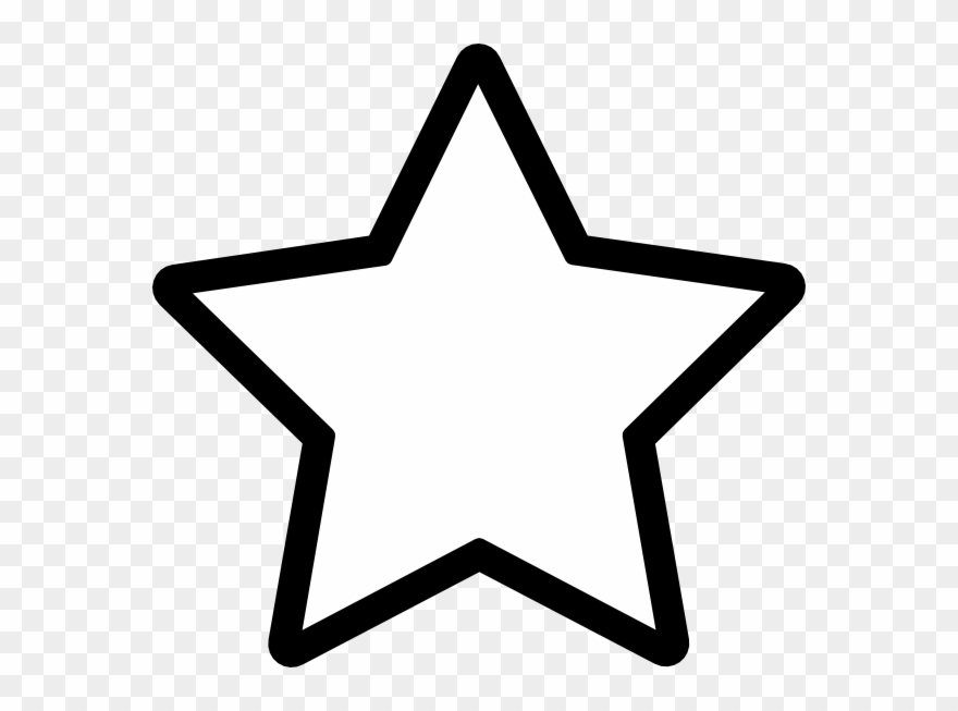 Large White Star Clip Art - 4 Star Rating Blue - Png Download