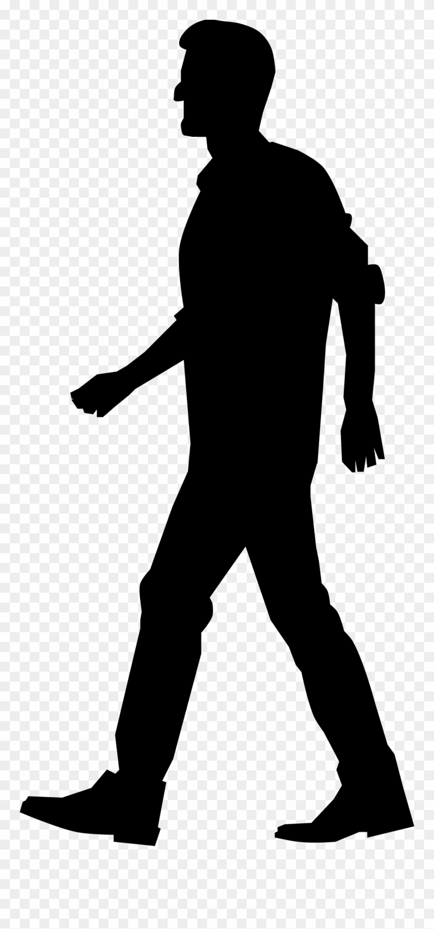 Walking Clipart Png - People Silhouette Walking Png Transparent Png
