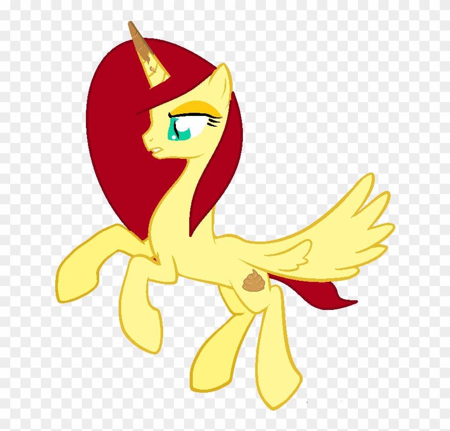 Princess Roody Poo - Mlp With Poop Cutie Mark Clipart