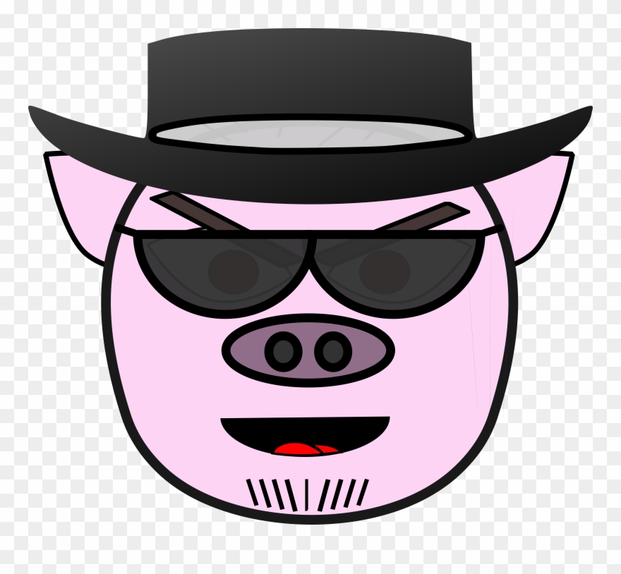 Evil Clipart Pig - Kepala Babi Png Transparent Png