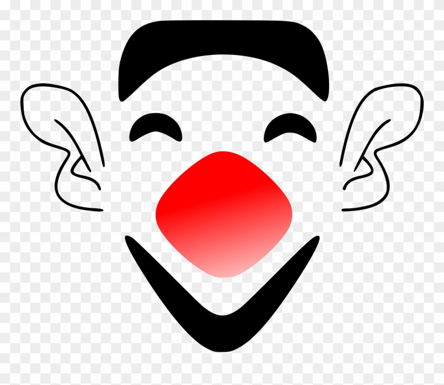 Jpg Transparent Download Laughing Big Image Png - Cartoon Clown Face Png Clipart