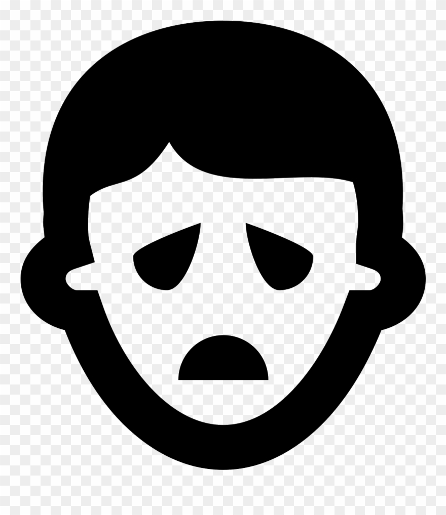Sad Face Icon Clipart