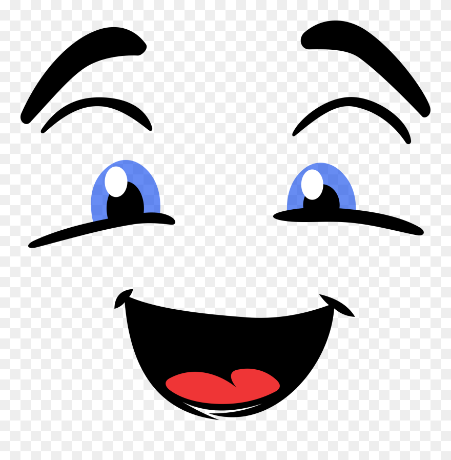 Large Happy Face Vector Clipart Clip Art - Transparent Happy Face Png