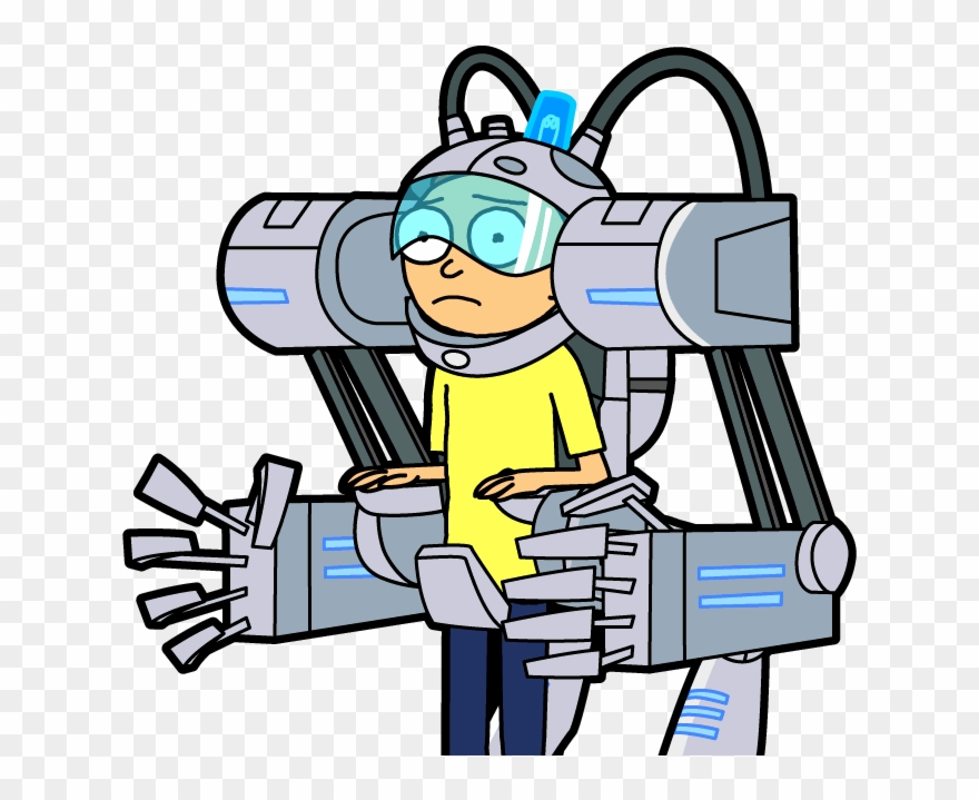 Rick And Morty Clipart Buff - Exoskeleton Rick And Morty - Png Download