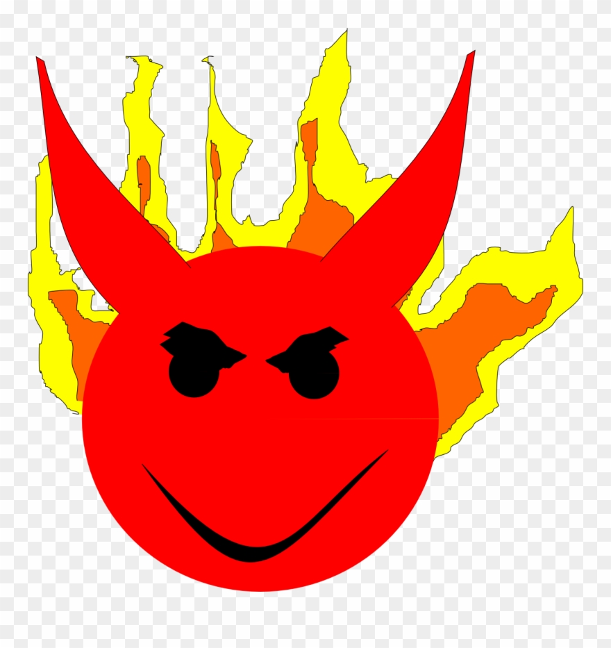 Devil Smiley Faces - Smiley Clipart