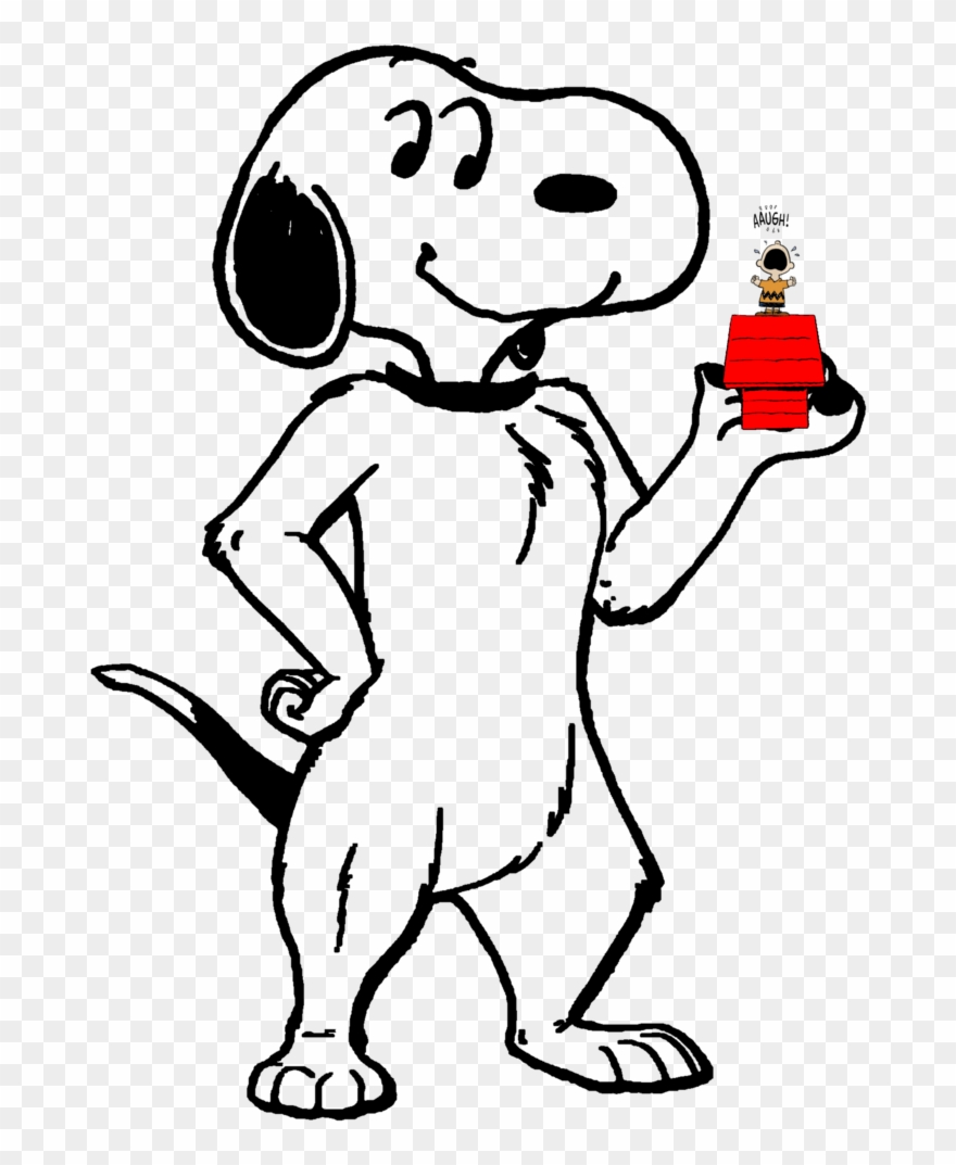 Snoopy Clipart Face - Snoopy Dog - Png Download