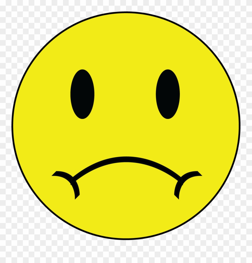 Frowning Face Clipart - Clipart Of Mad Face - Png Download