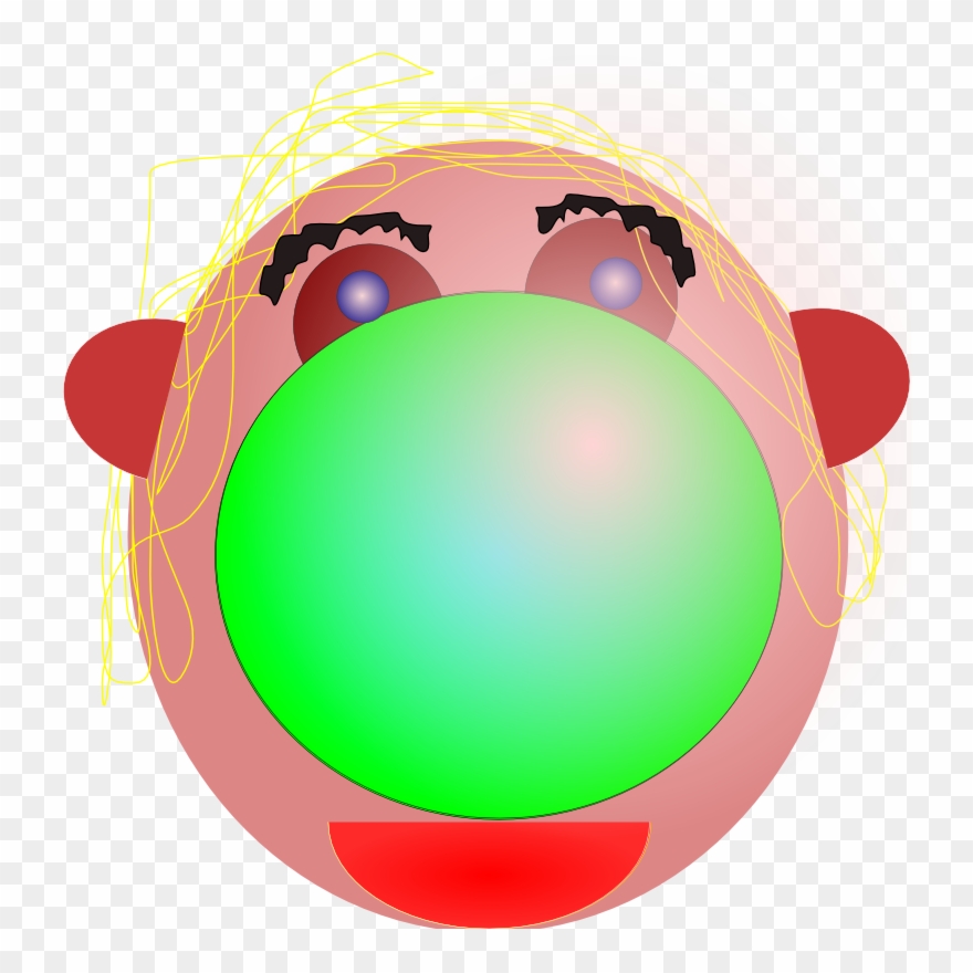 Clipart - Natural Clown - Clip Art - Png Download