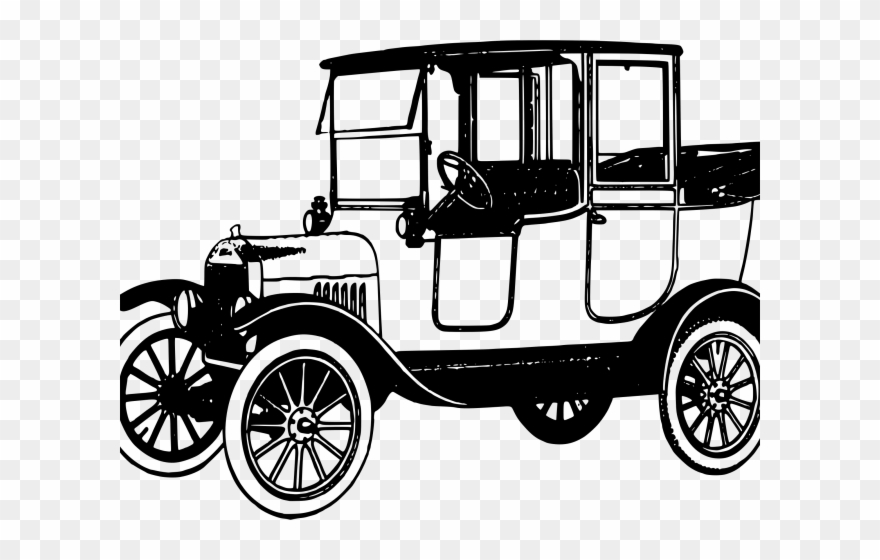 Classic Car Clipart Old Thing - Model T Ford Clip Art - Png Download