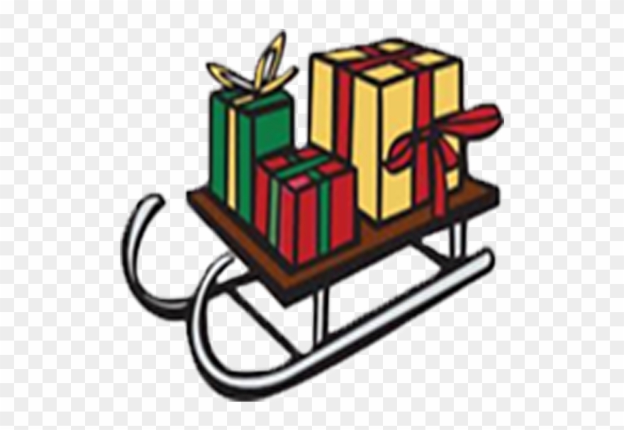 Santa's Sled - Christmas Clipart