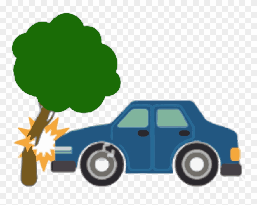 Car Wreck Clip Transparent Techflourish Collections - Car Accident Cartoon - Png Download