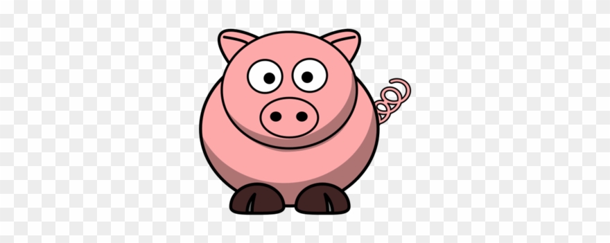 Pig Clipart Four - Imagenes De Un Marrano Animado - Png Download