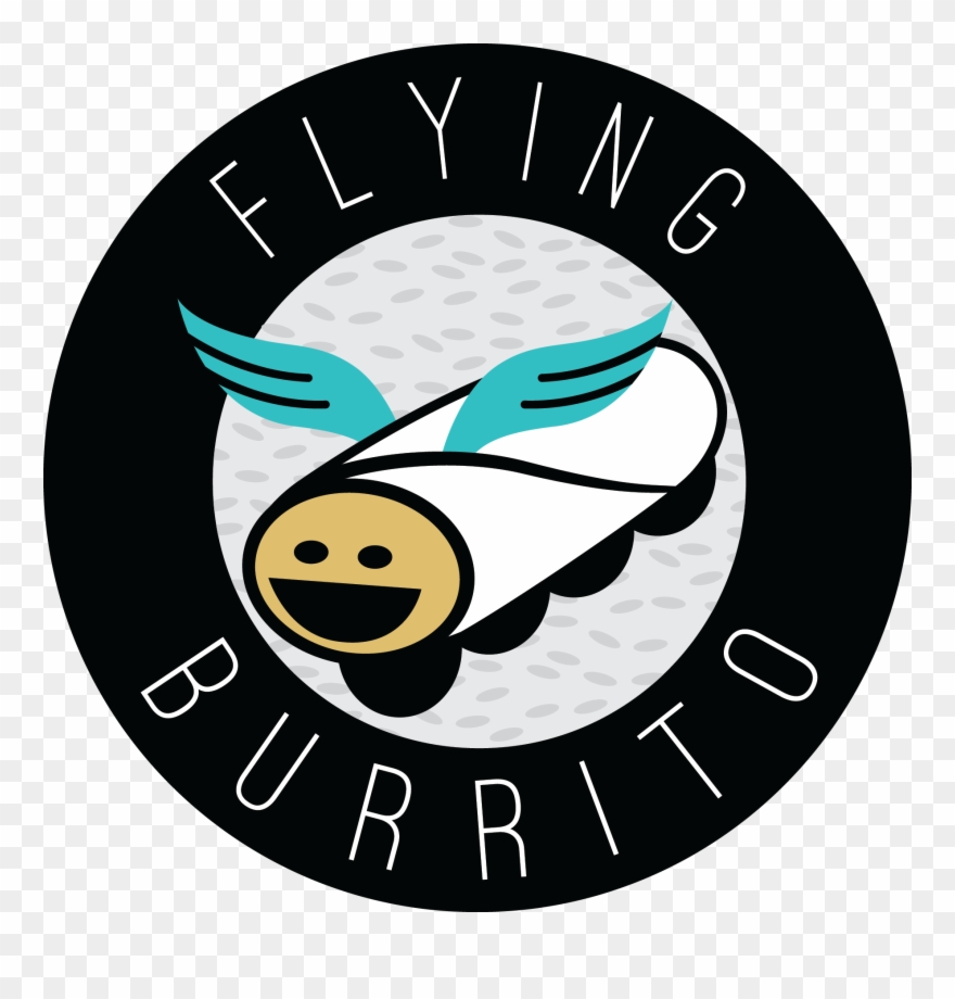 Download Banner Black And White Download Pig Silhouette - Flying Burrito Clipart - Png Download