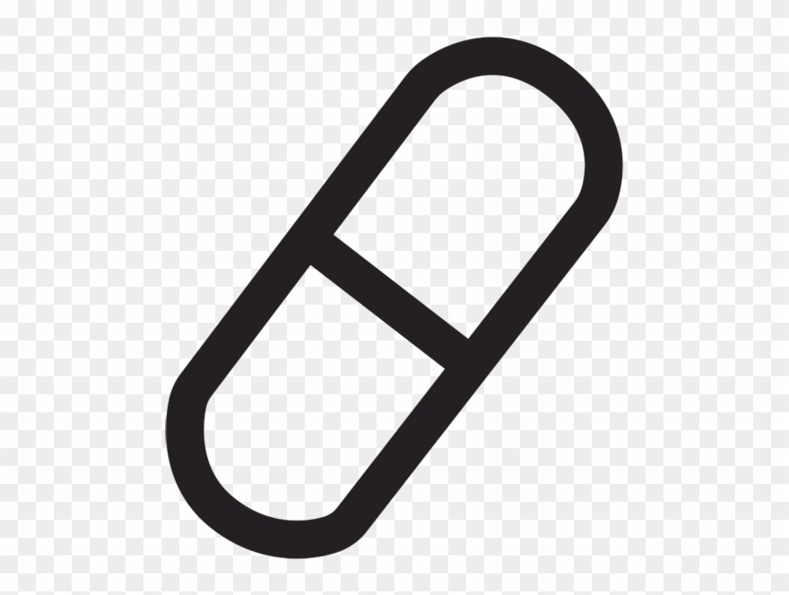 Download Clipart Royalty Free Download Kid Png Transparent - Pill Cartoon Black And White