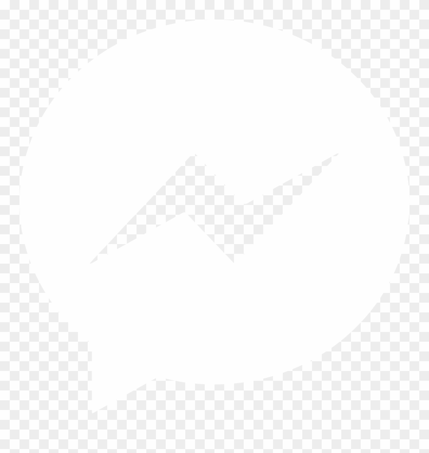 With Fb Messenger - Facebook Messenger Logo White Clipart