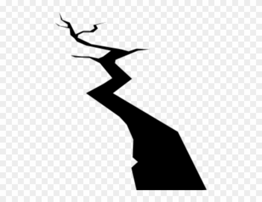 Svg Stock Silhouette At Getdrawings Com - Crack On Ground Png Clipart