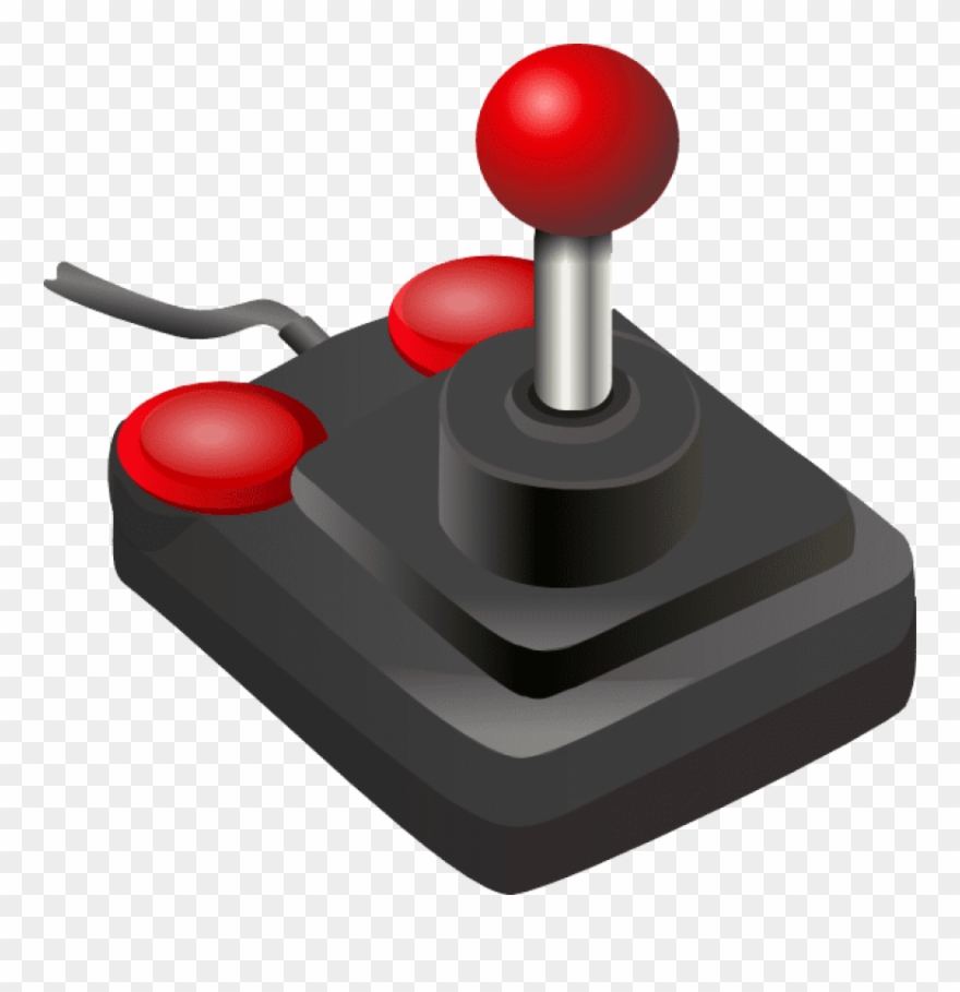 Most Old Games For Pc Rely On Keyboards And Mice As - Clip Art Joystick - Png Download