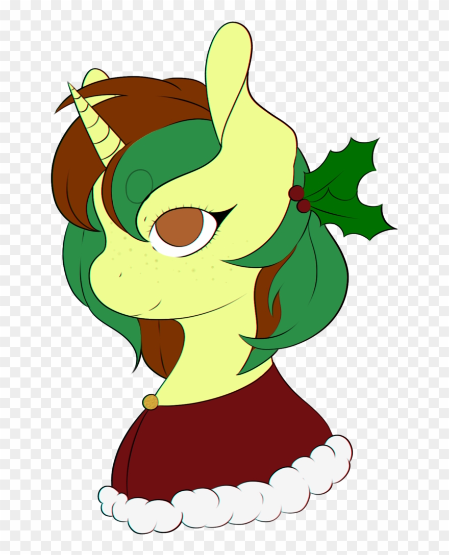 Christmas Unicorn Transparent Background 1629784 Artist - Cartoon Clipart