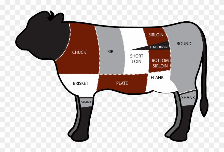 Tacos Clipart Cow - Osso Buco Part Of Cow - Png Download