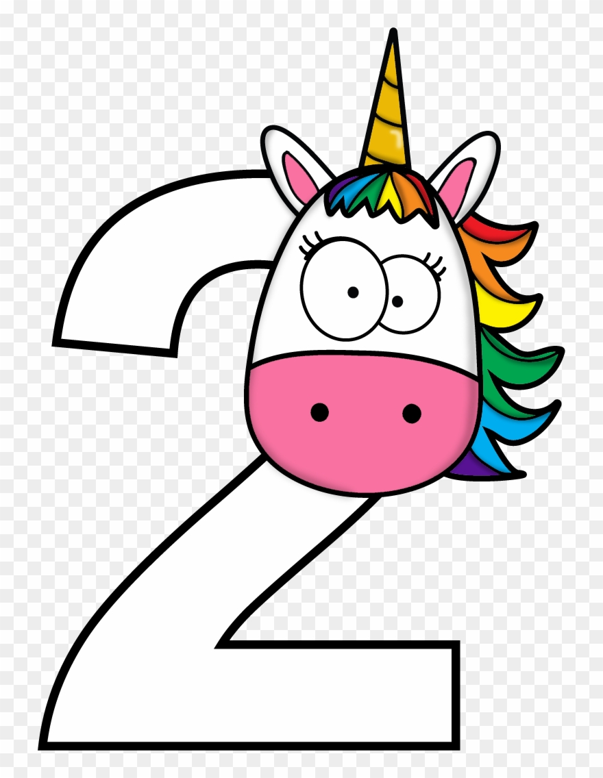 *✿*numeros*✿* - Unicorn Numbers Clipart
