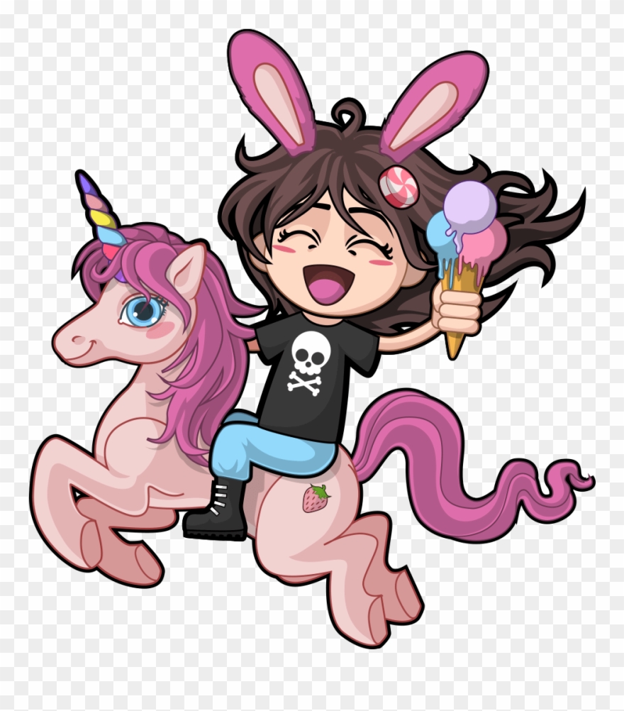 Unicorn And Rainbow In Happyland Mini Pack - Illustration Clipart