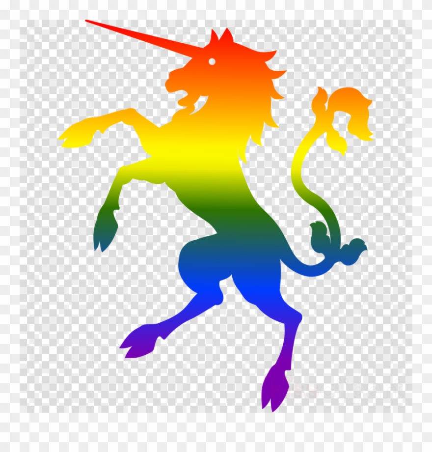 Download Unicorn Lgbt Clipart Unicorn Clip Art Unicorn - Unicorn Clipart Rainbow Png Transparent Png