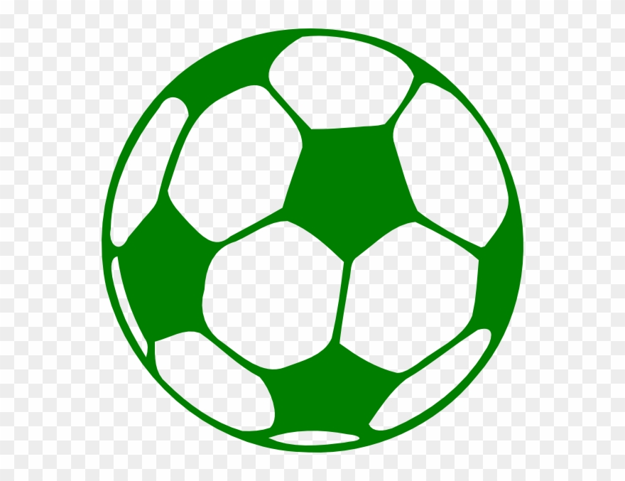 Green Football Clip Art At Clker - Desenho De Bola De Futebol Para Colorir - Png Download