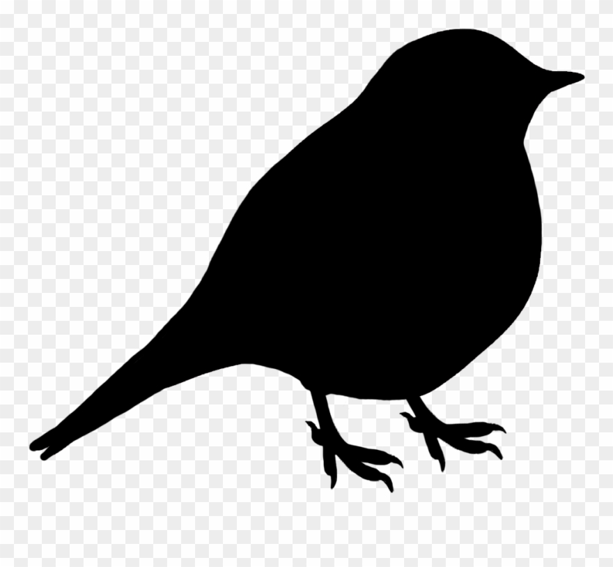 Small Black Silhouette Of Bird - Quail Silhouette Clipart