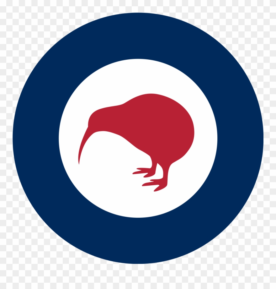Kiwi Clipart Bird Nz - New Zealand Air Force Roundel - Png Download