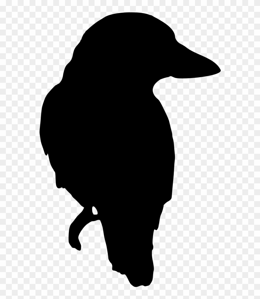 Kookaburra Clipart Transparent - Australian Animals Silhouette Kookaburra - Png Download
