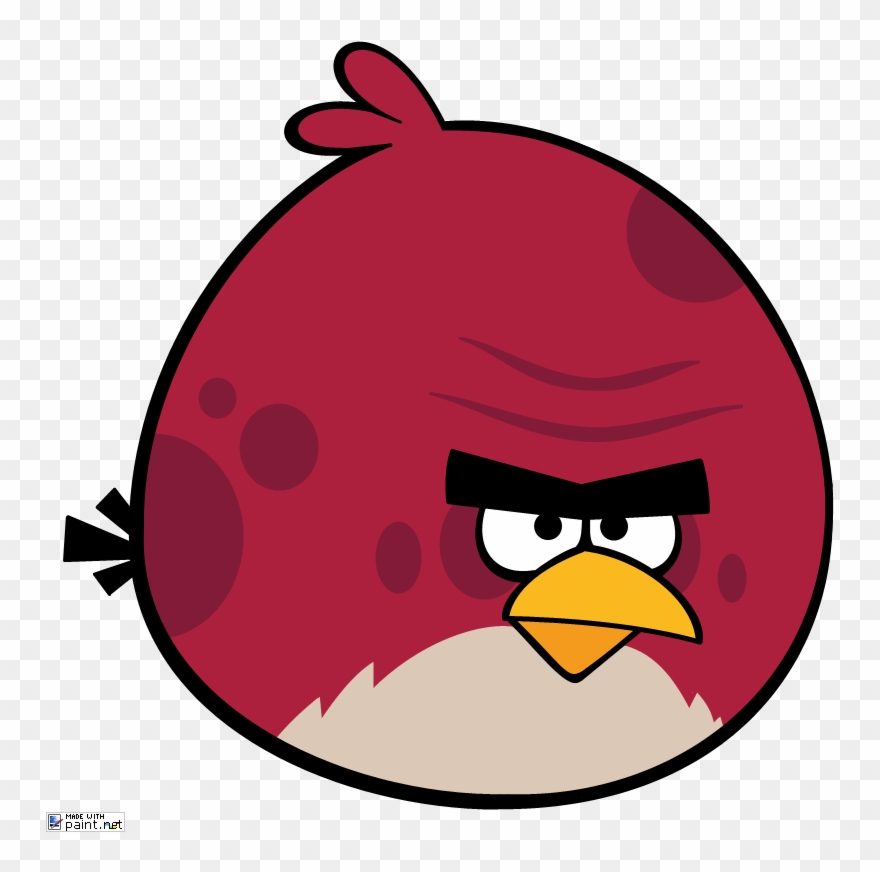Angry Bird Clipart - Angry Birds Big Red Bird - Png Download