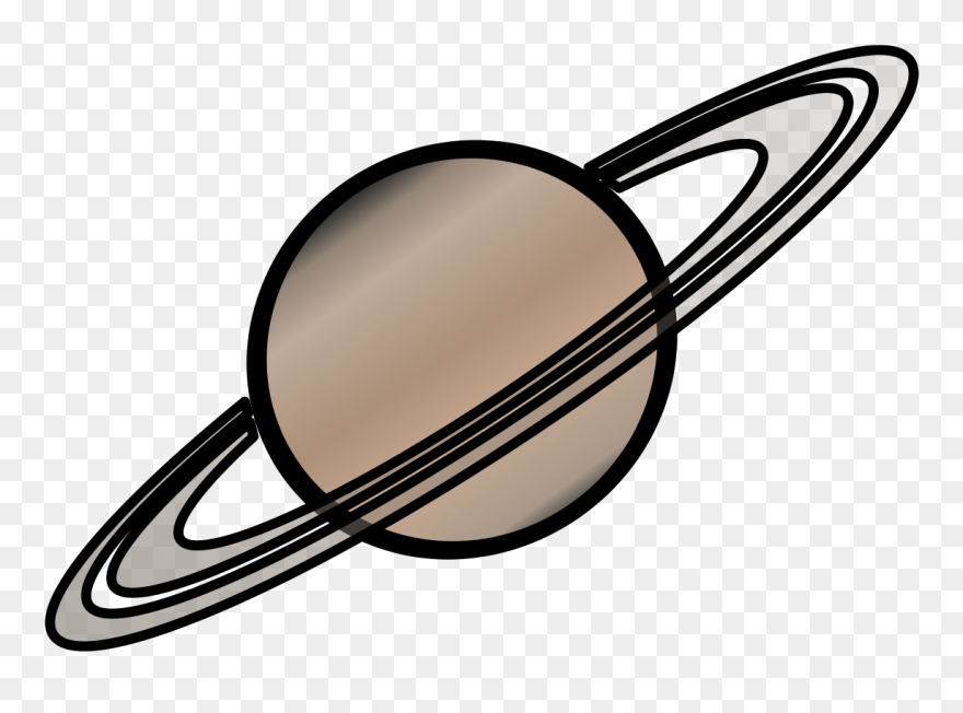 File - Saturn - Svg - Wikimedia Commons - Saturne Icone Clipart