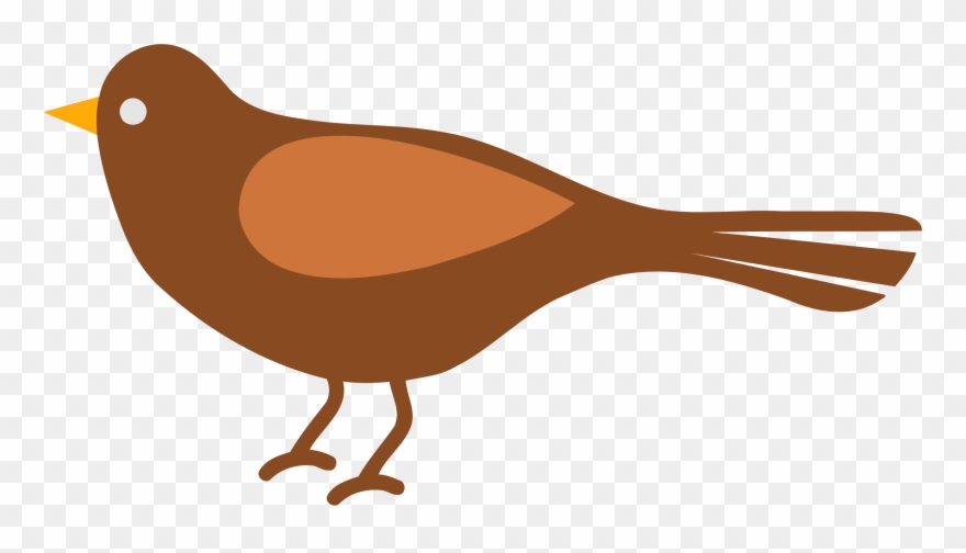 Big Image - Simple Bird Clipart - Png Download