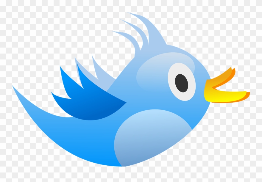 Bird Flying Singing Blue Design - ภาพ เคลื่อนไหว นก บิน Clipart