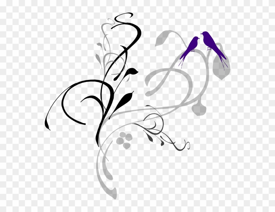 This Free Clipart Png Design Of Birds On A Branch Transparent Png