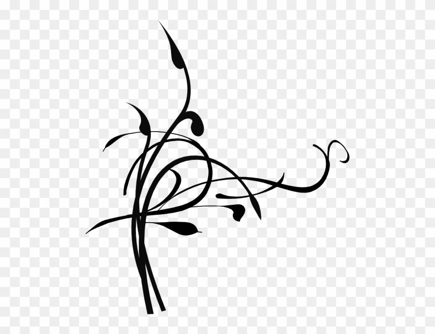 Black Clipart Branch - Png Download