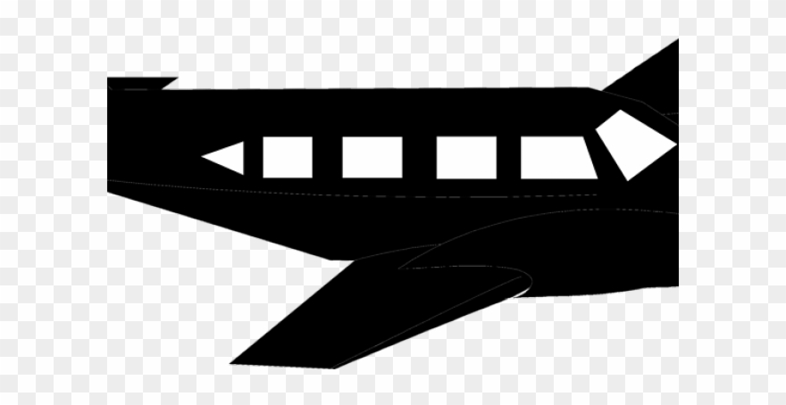 Original - Airplane Silhouette Clipart