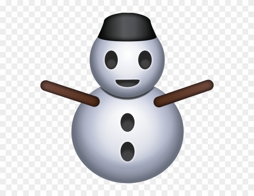 Picture Transparent Library Download Snowman Emoji - ☃ Emoji Clipart