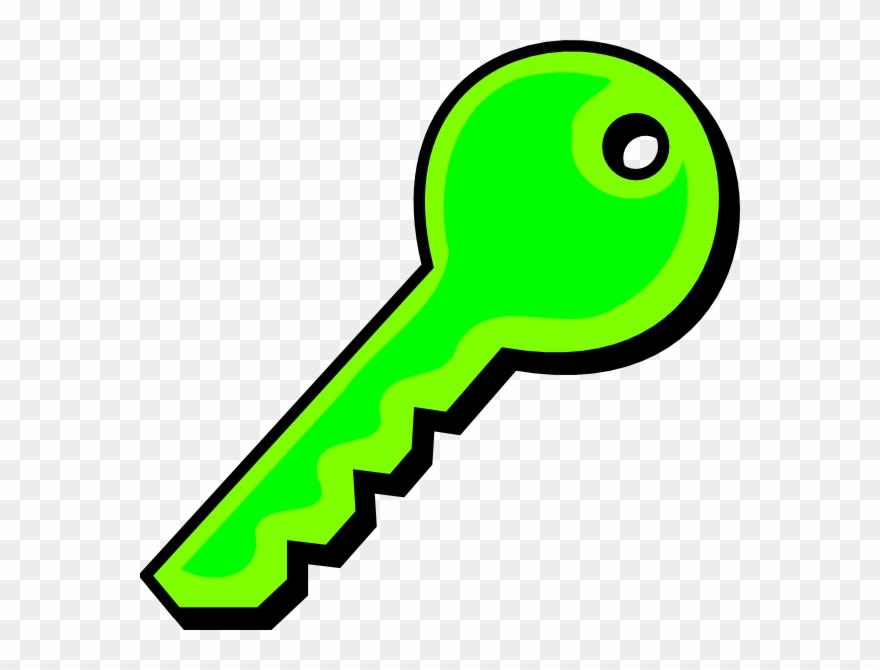 Cartoon Key Clip Art - Png Download
