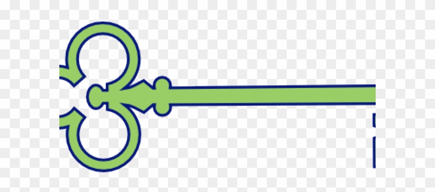 Skeleton Key Clipart - Clip Art - Png Download