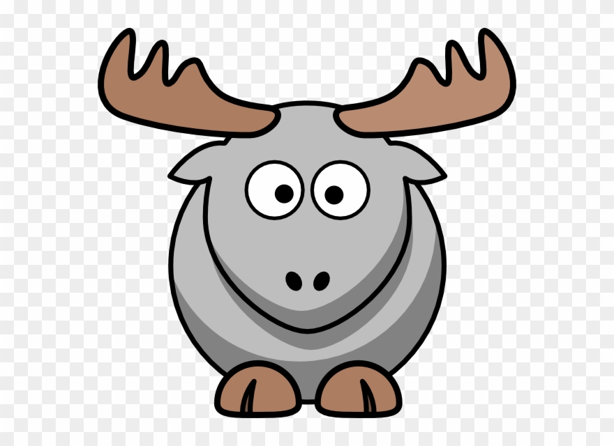 Grey Cartoon Clip Art - Cartoon Goat - Png Download